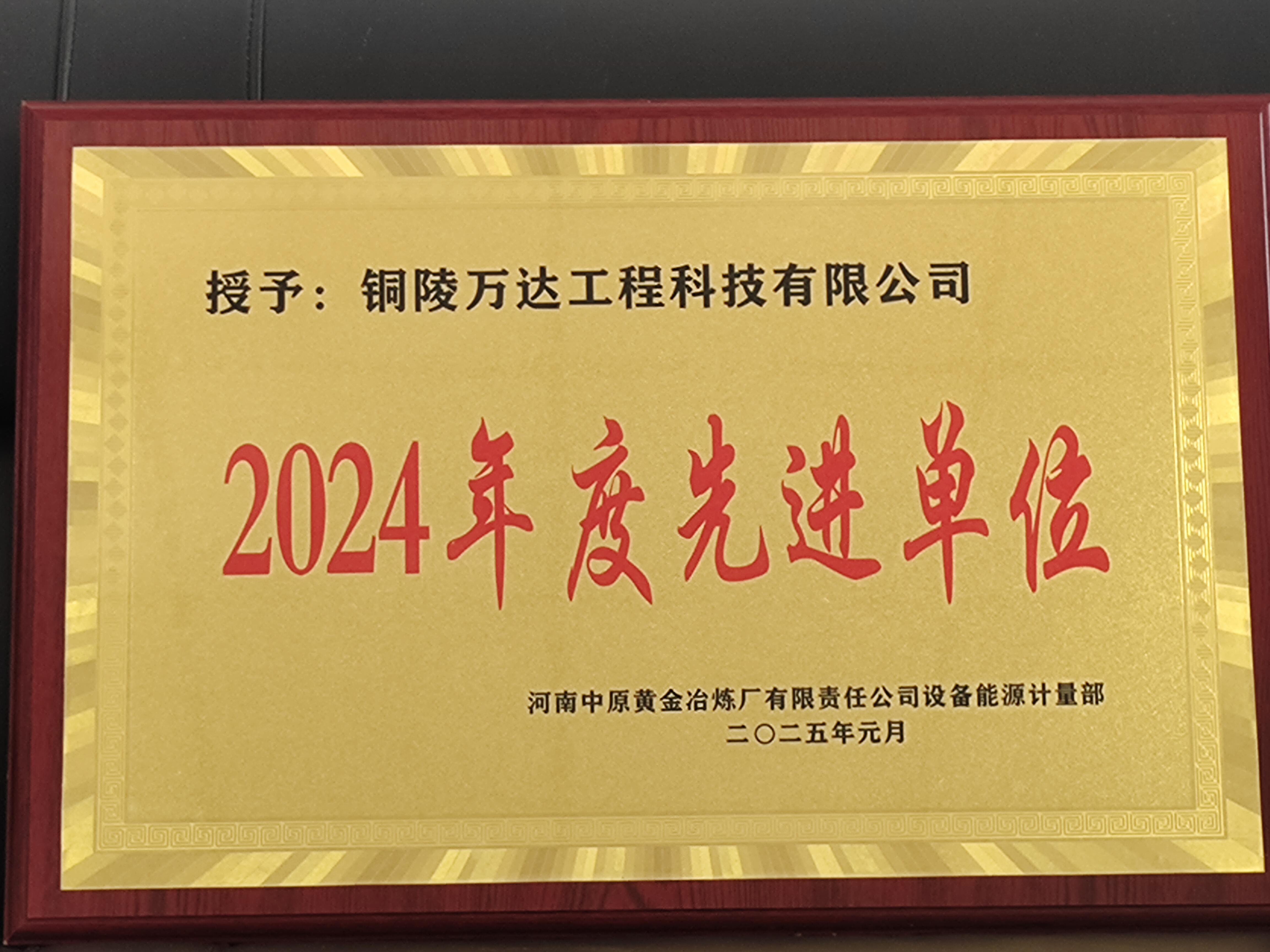 2024年度先進(jìn)單位